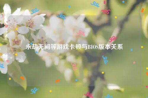 永劫无间等游戏卡顿与BIOS版本关系